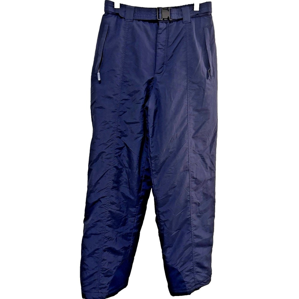 Columbia Insulated Ski Snow Pants Youth Kids 18 20 XXL Navy Blue Snowboarding